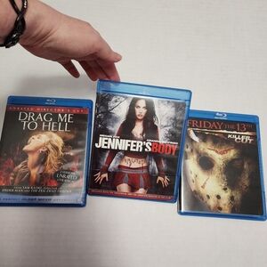 Lot of 3 Horror Blu-Ray DVDs